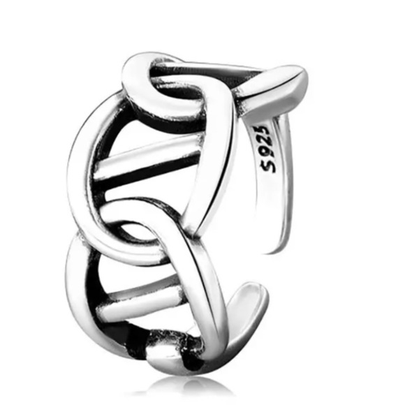 Sterling Silver Mariner Adjustable Resistant Ring - Picture 5 of 6